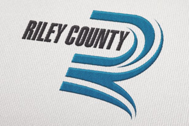 riley county kansas logo embroidery